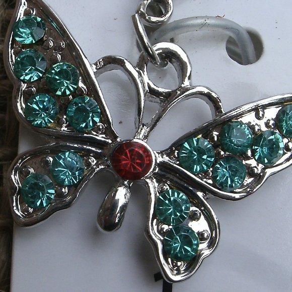 Butterfly Charm with Sets Lobster Clasp - Picture 8 of 10